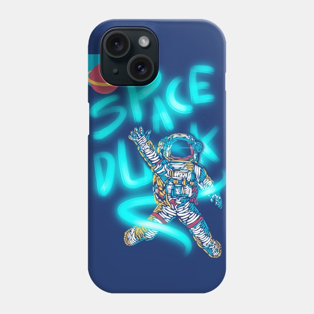 Space dunk Phone Case by BAJAJU