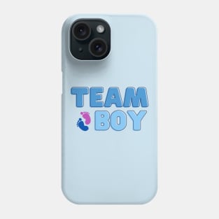 Team boy, Baby Gender Reveal Party Phone Case