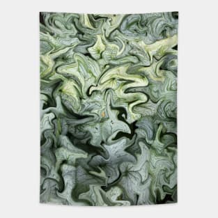 Digital Art Abstract - Brunnera perennial Tapestry