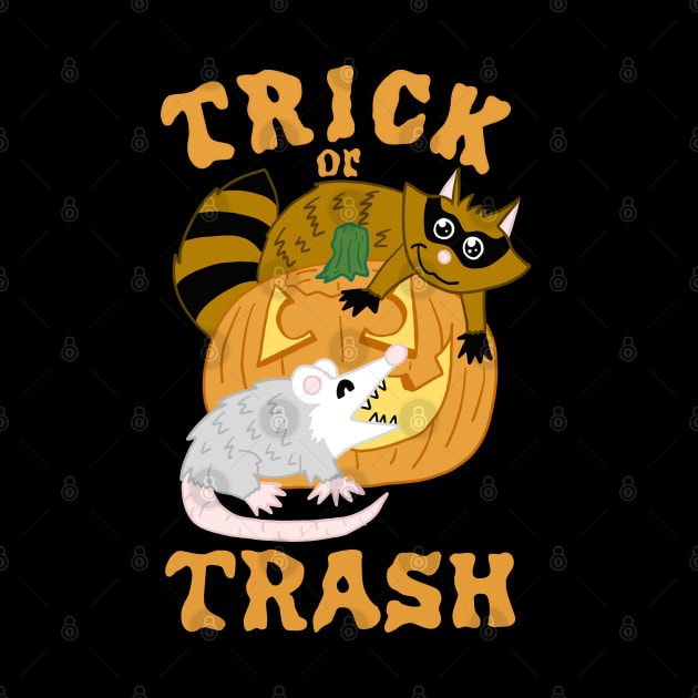 Cute Trick or Trash Buddies by SNK Kreatures