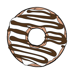 White Donut, Doughnut, Chocolate, Icing, Frosting T-Shirt