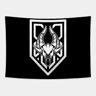 simple dragon head bone ornament Tapestry