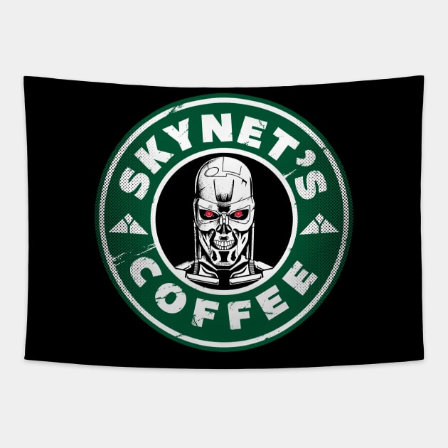 SkynetsCoffee shade Tapestry by BER