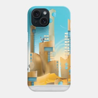 Science Fiction Desert City Phone Case