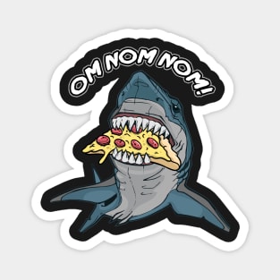 Great White Shark Pizza Gift Magnet