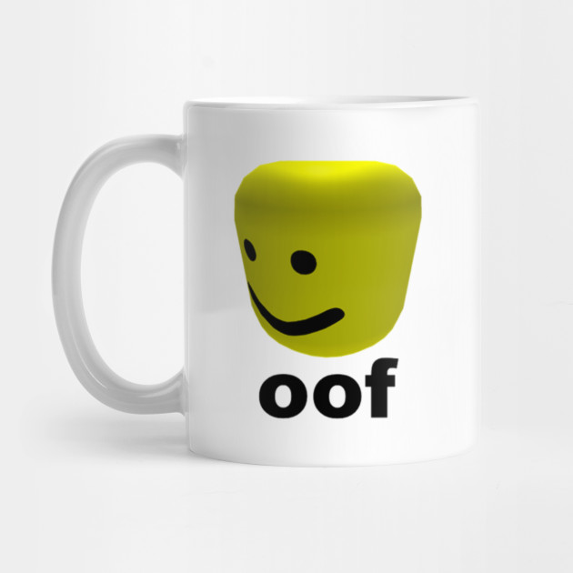 Roblox Oof Roblox Mug Teepublic Uk - roblox big head big oof noob meme roblox mask teepublic