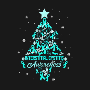 Christmas Tree Interstitial Cystitis Awareness T-Shirt