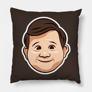 a boy named Prabowo Subianto Djojohadikusumo Pillow