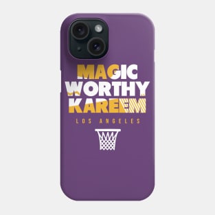 Los Angeles Throwback Basketball Phone Case