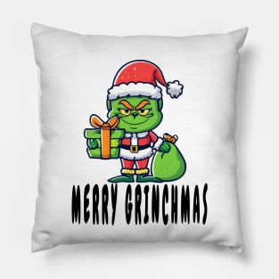 Merry Grinchmas Pillow