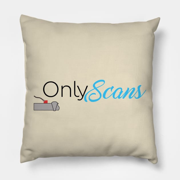 Only Scans Pillow by Crude or Refined