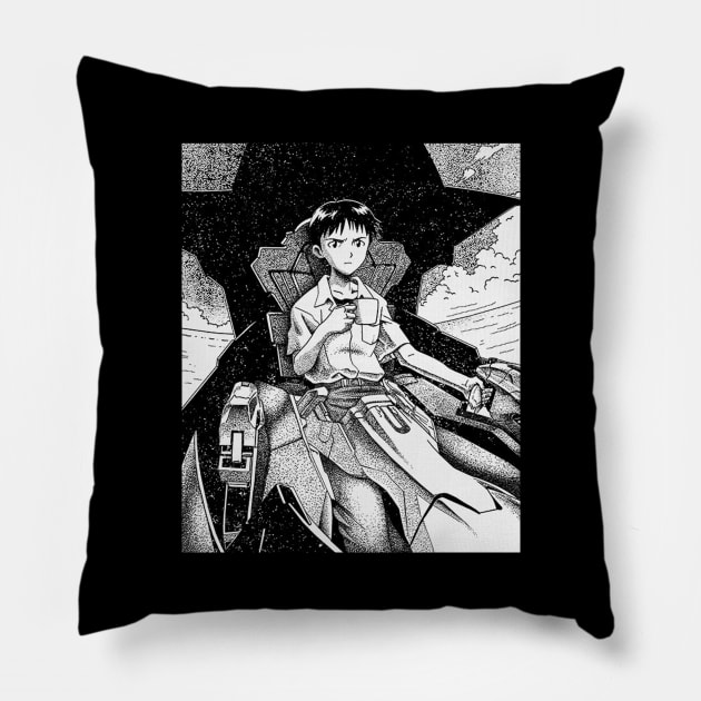 Neon Genesis Evangelion Pillow by mrecaels