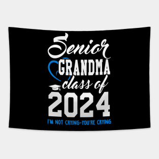 Class of 2024 Grandmother Senior Gifts Funny Senior Grandma Tapestry