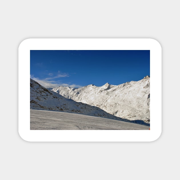 Obergurgl Hochgurgl Tirol Austrian Alps Austria Magnet by Andy Evans Photos