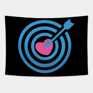 cupido heart arrow Tapestry