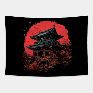 Japanese temple Tapestry