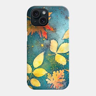 Botanical cyanotype 3 Phone Case