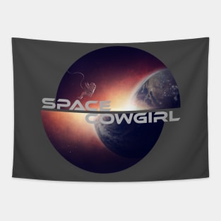 SPACE COWGIRL Tapestry