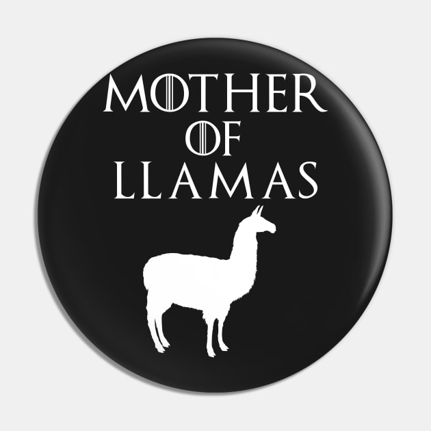 Mother Of   LLama - mother day gift Pin by yellowpinko