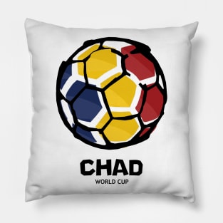 Chad Football Country Flag Pillow