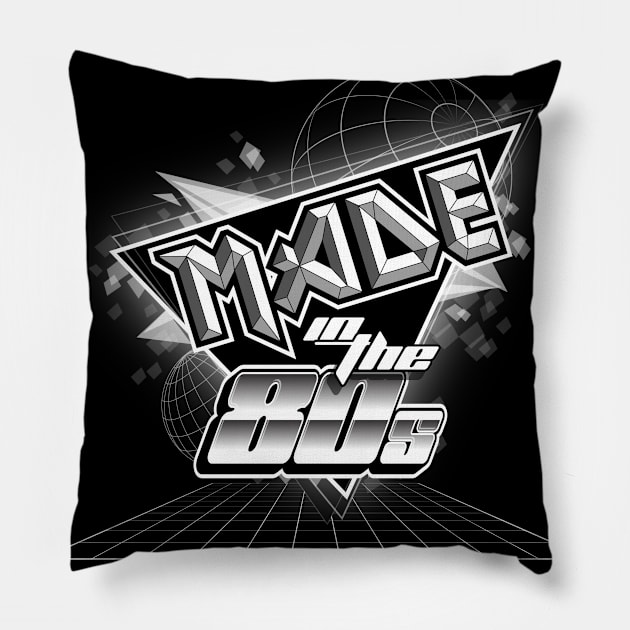 MADE IN THE 80s Pillow by trev4000