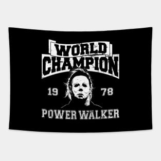 World Champion Power Walker Michael Myers Tapestry