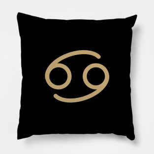 Cancer Zodiac Symbol Pillow
