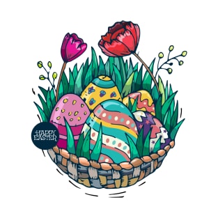 Happy Easter! Colorful Happy Easter Egg T-Shirt