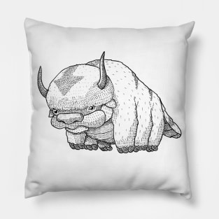 Appa the Sky Bison from Avatar The Last Airbender ATLA Fan Art Gift Pillow