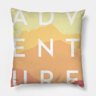 ADVENTURE - Sunset / Sunrise Pillow