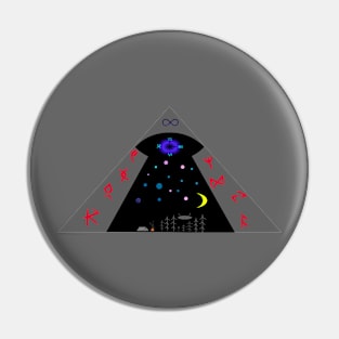 abstract night Pin