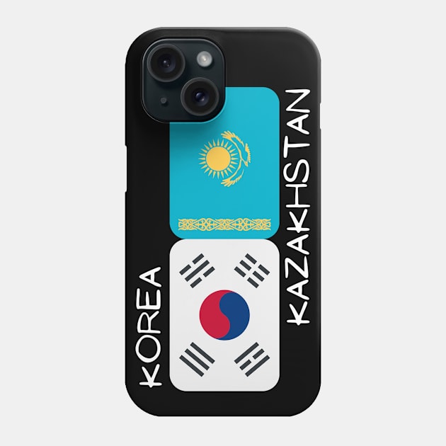 Korean Kazakh - Korea, Kazakhstan Phone Case by The Korean Rage