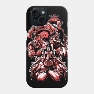 8-Bit Ninja Villains Phone Case