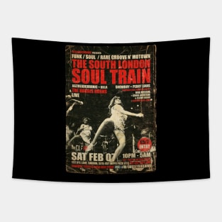 POSTER TOUR - SOUL TRAIN THE SOUTH LONDON 151 Tapestry