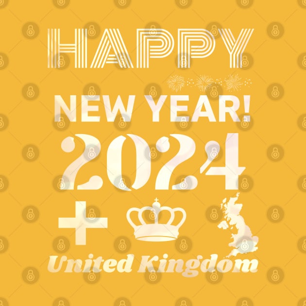 Happy New Year 2024 United Kingdom by Jimmynice