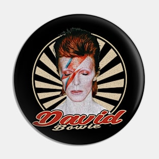 Vintage 80s Bowie Pin