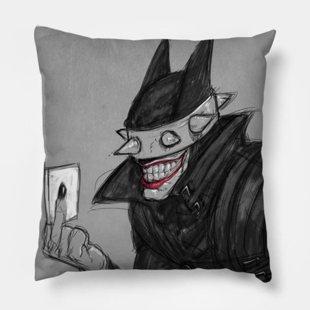 The one who laughs Pillow by Potemkin