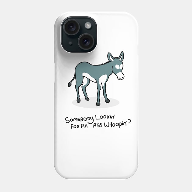 Grumpy Donkey Phone Case by grumpyanimals