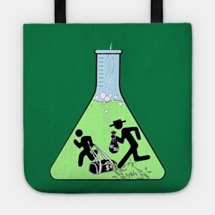 Breaking bad Heisenberg and Jesse Pinkman (Green) Tote