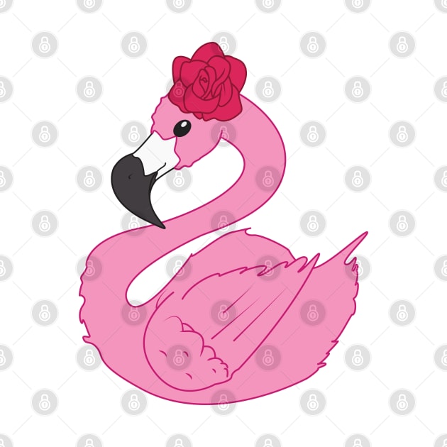 Flamenco Flamingo by CloudWalkerDesigns