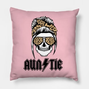 Skull Mom AC/DC-Auntie Pillow