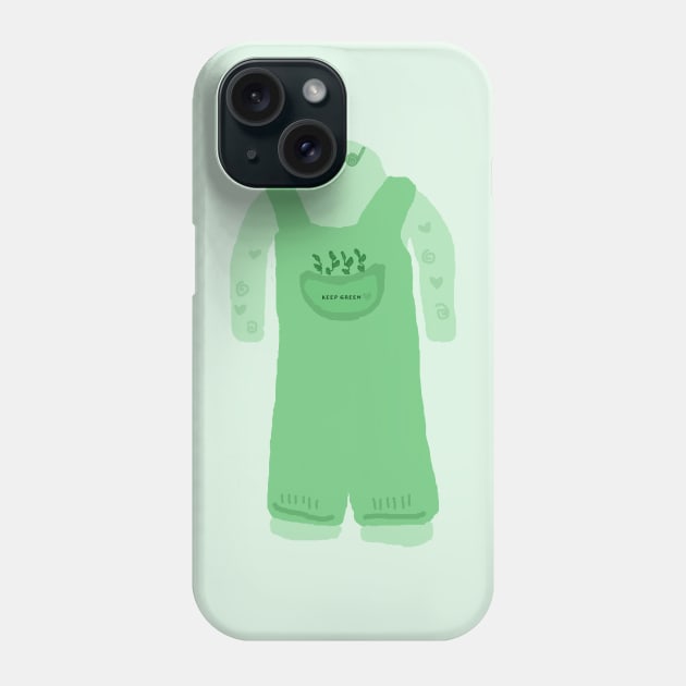 Be Green Phone Case by artoftilly