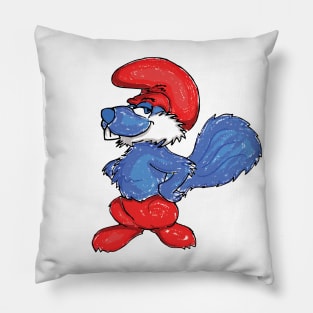 Blueberry Dadah Squrrel Pillow