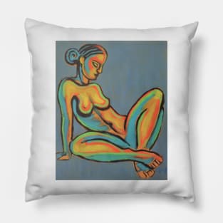 Colourful Nude 1 Pillow