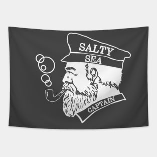 Salty Sea Captain T-Shirt Tapestry