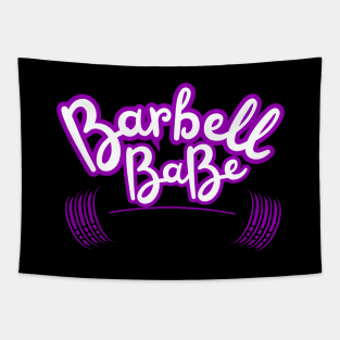 Barbell Babe Tapestry