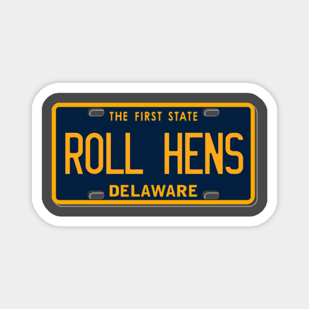 roll hens license plate Magnet by thgsunset