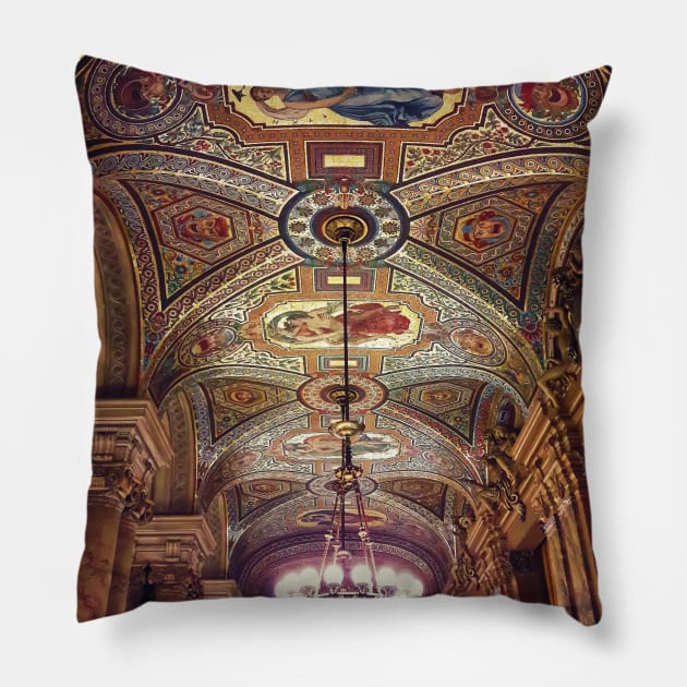 Opera National de Paris Pillow by psychoshadow