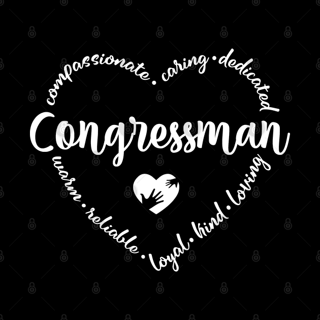 Congressman Heart by HeroGifts