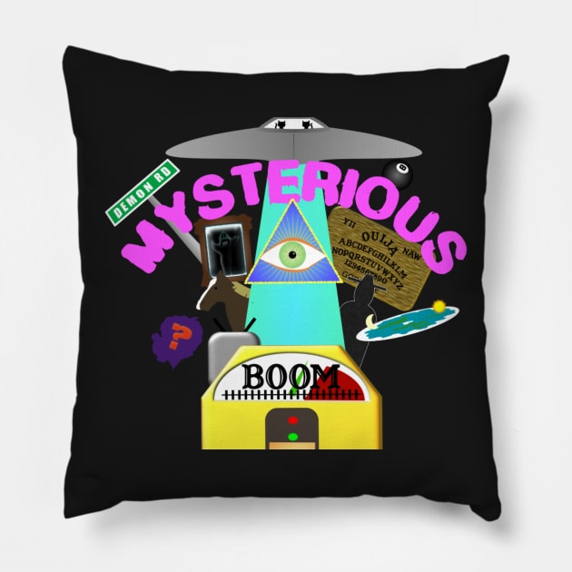 Mysterious Boom! Pillow by MysteriousBoom